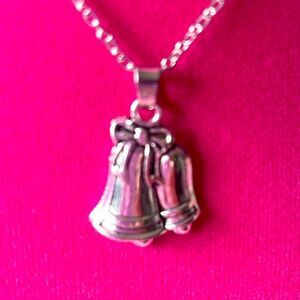 Christmas Bells Necklace New In Gift Box 16” Adjustable Length 🔔